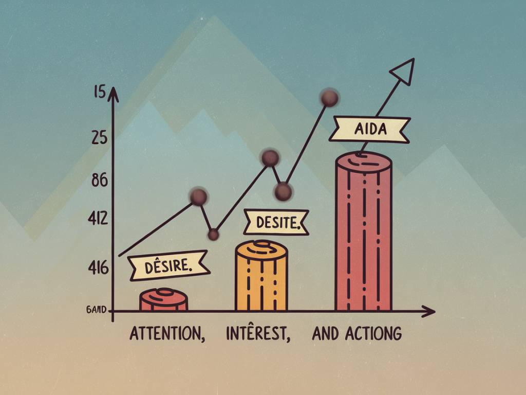 **Balise Title :** Méthode AIDA : définition, exemple et utilisation en marketing --- # La méthode AIDA : une stratégie incontournable pour capter l’attention et convertir Dans un monde où l'attention des consommateurs est une denrée rare, maîtriser l'art de la persuasion est essentiel. Que ce soit pour une campagne publicitaire, une page de vente ou même un simple post sur les réseaux sociaux, il existe une méthode éprouvée qui guide chaque étape du processus : la méthode AIDA. Cette approche, née à la fin du XIXe siècle, reste aujourd’hui une référence incontournable en marketing et en commerce. Mais comment fonctionne-t-elle exactement ? Pourquoi est-elle si efficace ? Et comment l’intégrer dans vos propres stratégies commerciales ? Plongeons dans le détail de cette méthode en analysant son fonctionnement et ses applications concrètes. ## Qu'est-ce que la méthode AIDA ? AIDA est un acronyme représentant les quatre étapes essentielles du parcours d’un consommateur avant une action d’achat : 1. **Attention** – Susciter l’intérêt dès les premiers instants 2. **Intérêt** – Éveiller la curiosité et maintenir l’attractivité 3. **Désir** – Transformer cette curiosité en envie d’agir 4. **Action** – Amener le prospect à concrétiser son engagement Développée par Elias St. Elmo Lewis, un publicitaire américain à la fin des années 1800, cette méthode repose sur la compréhension du comportement des consommateurs et l’importance de capter leur attention de manière progressive. ## Décryptage des étapes de la méthode AIDA ### 1. **Attirer l’attention : captez le regard dès la première seconde** Dans un environnement saturé de messages publicitaires, capter l’attention est la première bataille à gagner. Cela peut se faire grâce à : - **Une accroche percutante** : un titre impactant, un visuel marquant ou une statistique surprenante. - **Un message différenciant** : sortir des sentiers battus pour susciter la curiosité. - **L’utilisation des émotions** : l’humour, la surprise ou le choc peuvent attirer instantanément l’attention. #### **Exemple** Prenons une publicité pour une assurance auto. Plutôt que d’écrire *Protégez votre voiture avec notre assurance*, une approche AIDA efficace serait : *Et si vous n’aviez plus jamais à vous inquiéter des réparations coûteuses ?* ### 2. **Éveiller l’intérêt : donner envie d’en savoir plus** Une fois l’attention captée, encore faut-il que le public reste attentif. Pour cela : - **Appuyez-vous sur des faits concrets** : chiffres, données, études de cas. - **Mettez en avant un problème précis** : votre audience doit se sentir concernée. - **Racontez une histoire engageante** : le storytelling facilite l’adhésion. #### **Exemple** Dans le cas d’un logiciel de gestion de projet, plutôt que de vanter la puissance du produit, on pourrait souligner un problème courant : *Vous perdez du temps à jongler entre plusieurs outils ? Voici comment simplifier votre organisation en un clic.* ### 3. **Stimuler le désir : créer l’envie d’agir** À ce stade, l’objectif est de transformer l’intérêt en désir en mettant en avant les bénéfices de votre offre. - **Montrez les avantages concrets** plutôt que de lister des fonctionnalités. - **Utilisez des témoignages** : la preuve sociale renforce la crédibilité. - **Appuyez-vous sur la rareté** : promos limitées, offres exclusives, etc. #### **Exemple** Plutôt que de dire : Notre coaching vous aide à mieux vendre, on privilégiera : *98% de nos clients constatent une augmentation de leurs ventes dès le premier mois ! Et si c'était votre tour ?* ### 4. **Provoquer l’action : transformer l’envie en décision concrète** Une fois le désir implanté, il faut inciter le prospect à passer à l’action immédiatement. Voici comment : - **Ajoutez un appel à l’action clair et direct** : Essayez gratuitement, Réservez votre place. - **Réduisez les frictions** : offre sans engagement, essai gratuit, garantie de remboursement. - **Boostez l’urgence** : Offre valable jusqu’à ce soir ! #### **Exemple** *Téléchargez votre guide gratuit et boostez vos ventes dès maintenant !* ## Pourquoi la méthode AIDA est toujours aussi efficace aujourd’hui ? Le succès de la méthode AIDA repose sur une réalité intemporelle du comportement humain : nous sommes inondés de messages et avons peu de temps à y consacrer. En structurant une communication persuasive en plusieurs phases progressives, AIDA maximise l’efficacité d’un message et favorise la conversion des prospects en clients. D’ailleurs, cette méthode est largement utilisée aussi bien dans le domaine du marketing digital que dans les stratégies commerciales traditionnelles. L'article L121-1 du Code de la consommation encadre d’ailleurs certaines pratiques publicitaires en veillant à la loyauté des messages diffusés. ## Comment appliquer la méthode AIDA pour booster vos ventes ? Que vous rédigiez une page de vente, construisiez une publicité Facebook ou envoyiez un e-mail marketing, la méthode AIDA s’avère un atout stratégique puissant. Voici quelques conseils pratiques pour l’adopter efficacement : - **Travaillez vos titres** : ils doivent interpeller immédiatement. - **Soignez votre argumentaire** : passez du constat du problème à la mise en avant des bénéfices. - **Utilisez des visuels persuasifs** : image, vidéo, infographie pour amplifier l’effet AIDA. - **Testez et optimisez** : mesurez les résultats et ajustez votre approche. ## Un levier marketing indispensable La méthode AIDA est bien plus qu’un concept marketing théorique, c’est une trame redoutable qui a fait ses preuves depuis des décennies. Des publicités aux discours commerciaux en passant par les pages de vente et les campagnes e-mailing, son efficacité repose sur une logique simple mais puissante : capter, engager, convaincre et convertir. Si vous ne l’appliquez pas encore, il est temps de l’adopter pour donner une nouvelle dimension à votre communication et booster vos performances commerciales. Après tout, capter l’attention ne fait pas tout, encore faut-il savoir convaincre avec méthode !