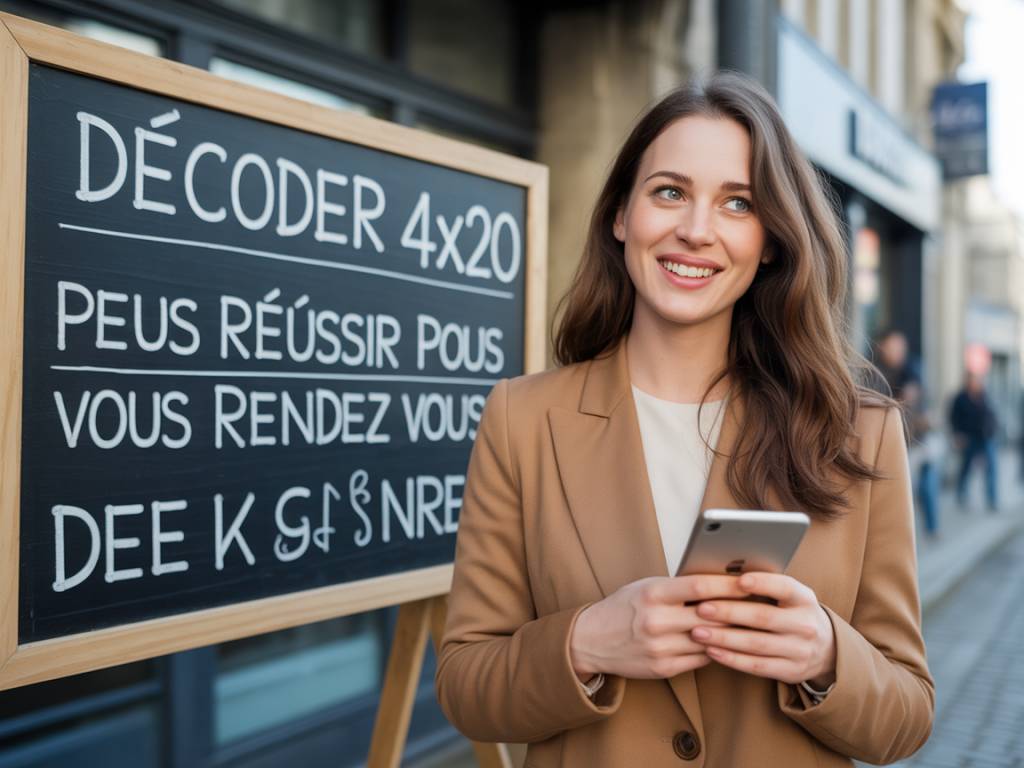 Décoder la règle des 4x20 pour réussir vos rendez-vous de vente