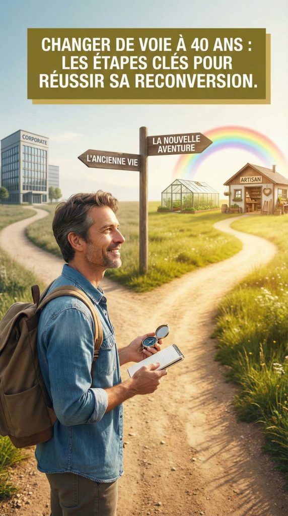 Changer de voie à 40 ans : les étapes clés pour réussir sa reconversion